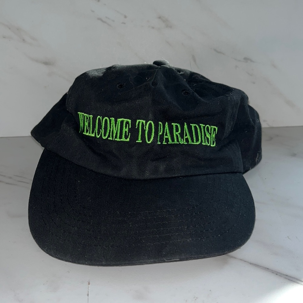 Cynthia rowley welcome to paradise green hat